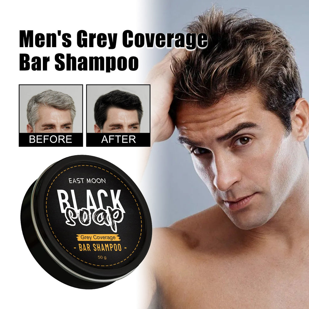 Men's Black Hair Soap
