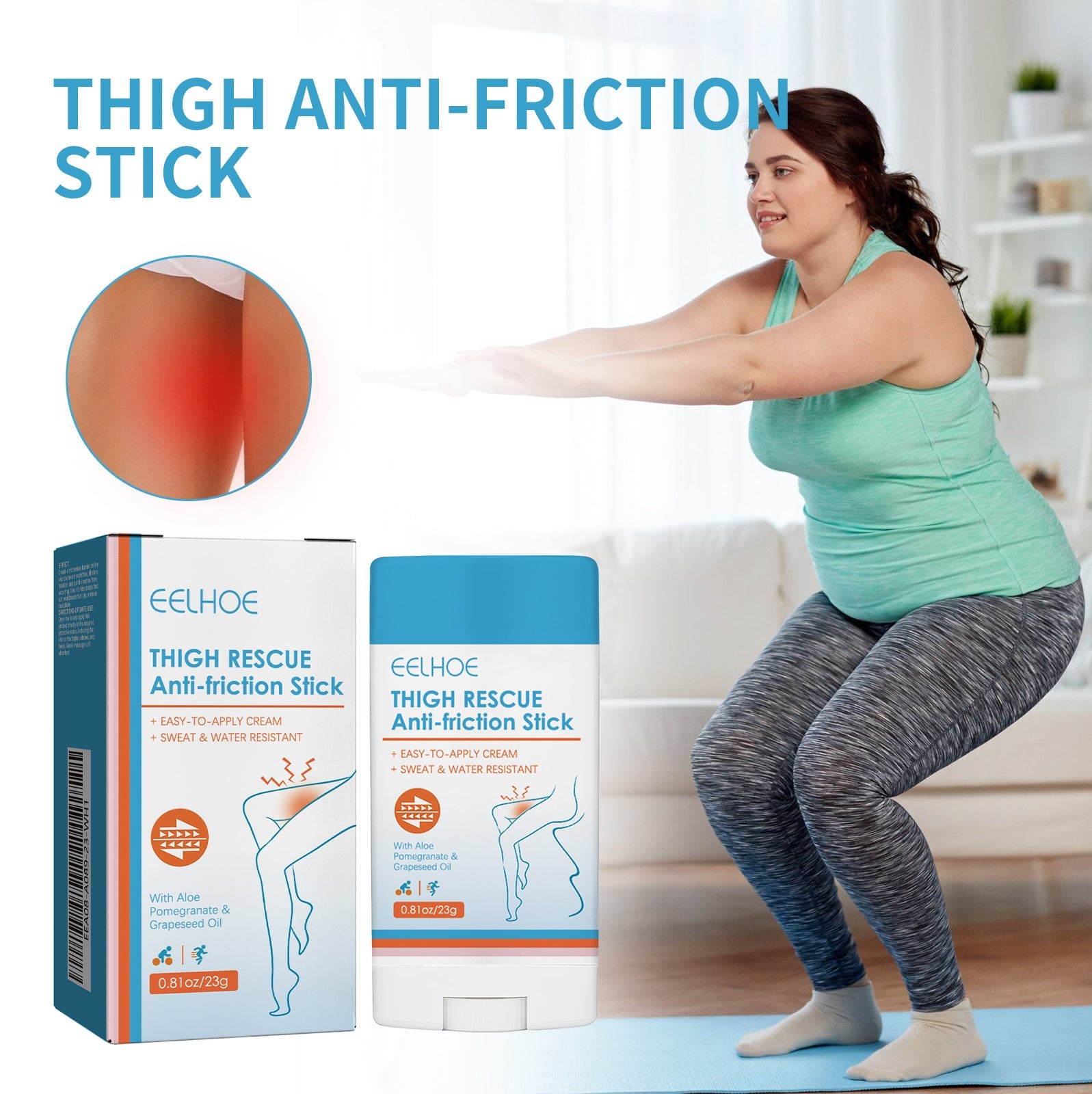 Thigh Anti-friction Stick