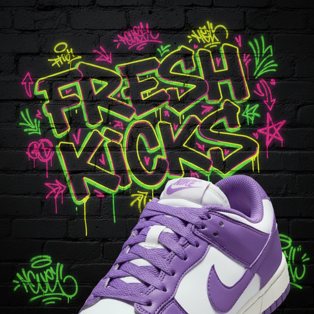 Nike Womens Dunk Low - White/Black Raspberry