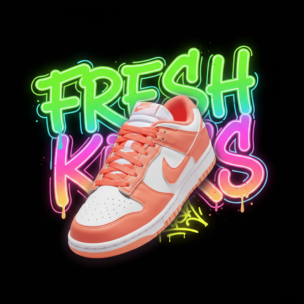 Nike Womens Dunk Low - Wild Mango
