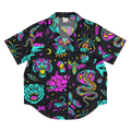 Neon Traditional Silky Pajama Top